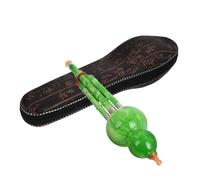 EXQUIMEUBLE Hulusi Flute c Key Con Caja De Almacenamiento Instrumento Musical Tradicional Chino De Calabaza Para Estudiantes y Principiantes Resistente y Duradero Para Práctica y Actuaciones