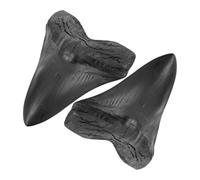EXQUIMEUBLE Megalodon Decoración de 2 Piezas Gigante Adorno para Mesa