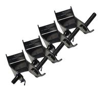 EXQUIMEUBLE Patas Amortiguadoras para Generadores Portátiles Eléctricos, 4 Soportes de Caucho y Hierro para Reducción de Vibraciones en Talleres y Exteriores