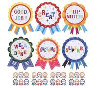 EXQUIMEUBLE Pegatinas de Recompensa Infantiles Autoadhesivas 100 Unidades para Aula y Jardín de Infancia, Etiquetas Motivacionales para Profesores y