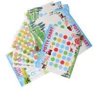 EXQUIMEUBLE Pegatinas Entrenamiento Ir Baño Reutilizables Diseño Granja Motivadoras Tabla Dejar Pañal Segura y Práctica para Hábito Aseo Infantil