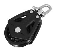 EXQUIMEUBLE Polea Giratoria Accesorio Resistente Rodamiento de Alta Carga de Nylon y Acero Inoxidable para Cuerda Adecuado para Gimnasio y Navegación