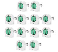 EXQUIMEUBLE Portalámparas T8 para Tubo Fluorescente LED Base de Abs, Paquete de 12 Piezas, Diseño Moderno y Fácil Instalación para Interiores Comerciales y Oficinas