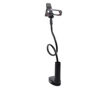 EXQUIMEUBLE Soporte Ajustable para Teléfono Móvil Adecuado para Ver Vídeos Compacto y Ligero Clip para Escritorio y Cama Compatible Smartphones y Lectores Pequeños