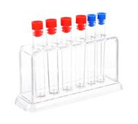 EXQUIMEUBLE Soporte Corrosión Resistente E Plástico Tubos para de Fácil de Almacenar 1 Set Color Aleatorio Adecuado para Aulas Escolares E Institutos de Investigación