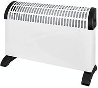 Exquisit Convector HK 34524 we | 3 niveles de calor (máx. 2000 vatios) | Protección contra sobrecalentamiento | Color blanco