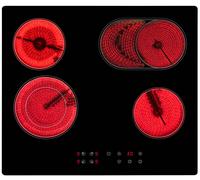 Exquisit EKC 601-2 BZ - Placa Vitrocerámica 60cm 4 Zonas Control Táctil