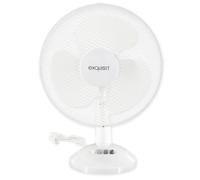 Exquisit Ventilador de mesa, 40 cm de diámetro, 50 W, 3 velocidades, oscilación, 44 cm de altura, VT 35082 we