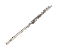 Exquisita Apariencia Vintage, Diseño de 16 Teclas, Flauta C de Rendimiento de Grado Profesional para Orquesta Principiante, Instrumento de Flauta con Orificios Cerrados con Tecla