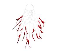 Exquisita diadema de plumas y cadena, hecha a mano, accesorios para el cabello para mujeres a la moda