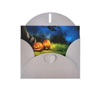 Exquisitas tarjetas de papel perlado de calabazas de Halloween, tarjetas de cumpleaños, adecuadas para Navidad, día de San Valentín, aniversario de boda y tarjetas de invitación de fiesta.