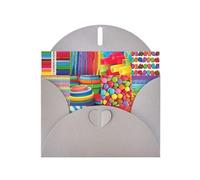 Exquisitas tarjetas de papel perlado de collage colorido, tarjetas de cumpleaños, adecuadas para Navidad, día de San Valentín, aniversario de boda y tarjetas de invitación de fiesta.