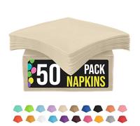 Exquisite 12 oz vasos de plástico II 50 unidades Bulk Pack desechables vasos de fiesta platos II Premium calidad vasos de plástico para fiestas