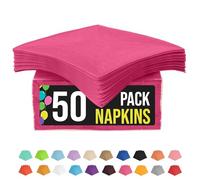 Exquisite 12 oz vasos de plástico II 50 unidades Bulk Pack desechables vasos de fiesta platos II Premium calidad vasos de plástico para fiestas