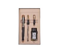 Exquisite Business Fountain Pen Signature Calligraphy Pens with Ink Gift Box Set Stationery Student School Supplies