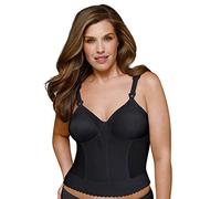 Exquisite Form 5107532 Brasier Largo con Soporte de Espalda y Postura Totalmente Adelgazante con Cierre Trasero, Negro -, 100E