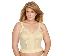 Exquisite Form Womens Fully Women's Front Close Longline Posture #5107530 Bra, Beige, 44B US
