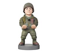 Exquisite Gaming Cable Guy WWII Private, Soporte de sujeción y Carga para Mando de Consola y Smartphone de con Personaje Favorito con Licencia de Call of Duty. Producto con Licencia Oficial