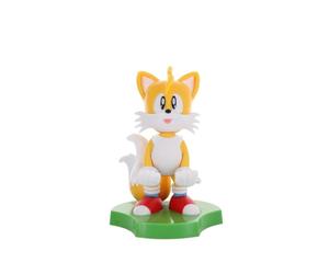 Exquisite Gaming: Holdems: Sega - Tails - Soporte para Auriculares y teléfono, Soporte de Cable Guys, Mini coleccionables con un Giro, Sonic clásico, Figura con Licencia