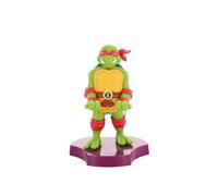 Exquisite Gaming: Holdems: TMNT - Raphael - Soporte para auriculares y teléfono, Cable Guys, mini coleccionables con un giro, figura de Tortugas Ninja Mutantes Adolescentes