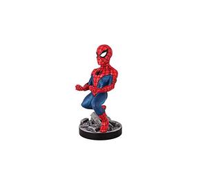 Exquisite Gaming: Marvel: The Amazing Spider-Man - Soporte Original para teléfono móvil y Controlador de Juegos, Soporte para Dispositivo, Cable Guys, Figura con Licencia de 8 Pulgadas