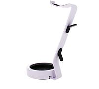 Exquisite Gaming - Stand Para Auriculares Gaming de Color Blanco con Iluminacion Azul. Compatible con Figuras Cable Guys (Playstation 5)