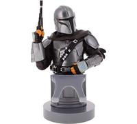 Exquisite Gaming: Star Wars: The Mandalarian - Soporte original para teléfono móvil y controlador de juegos, soporte para dispositivo, Cable Guys, figura con licencia