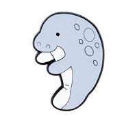 Exquisito broche de aleación con diseño de animales marinos, accesorios de animales marinos, joyería para cualquier ocasión, talla única, como se describe