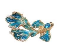 Exquisito broche inspirado en el mar con detalles coloridos para la belleza y el simbolismo de la suerte, One Size, como se describe
