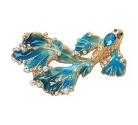 Exquisito broche inspirado en el mar con detalles coloridos para la belleza y el simbolismo de la suerte todos los días, Medio, como se describe