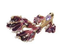 Exquisito broche inspirado en el mar con detalles coloridos para la belleza y la felicidad. Broche de noche, m, como se describe