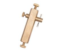 Exquisito marcador de ranura de latón para hacer violín y violín, herramienta de luthier de precisión, cuerpo de latón, tamaño 10 x 5 x 1,5 cm, color dorado