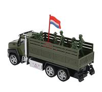Exquisito Vehículo Militar de Aleación Fundida a Presión, Modelo de Coche de Juguete 1:42, Vehículo Extraíble para Niños y Entusiastas de los Modelos de Coches (Motor Militar Dongfeng)