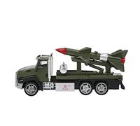 Exquisito Vehículo Militar de Aleación Fundida a Presión, Modelo de Coche de Juguete 1:42, Vehículo Extraíble para Niños y Entusiastas de los Modelos de Coches (vehículo Militar de misiles)
