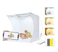 Exquisito y práctico mini estudio fotográfico con disparo rápido y sencillo, diseño portátil y plegable para fotografía de productos pequeños,