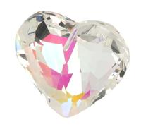 Exquisitos Adornos de Prisma de Corazón, Colgante Reflectante Transparente para Decoración Navideña y Fotografía (Patrón de iridiscencia)