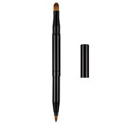 Exquisitos aplicadores profesionales de cepillo de labios, cepillos retráctiles, lápiz labial, herramienta de maquillaje brillante para mujeres y niñas (dos cabezas)