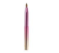 Exquisitos aplicadores profesionales de cepillo de labios, cepillos retráctiles, lápiz labial, herramienta de maquillaje brillante para mujeres y niñas (degradado de dos cabezas)