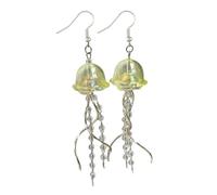 Exquisitos Aretes Con Dijes De Medusas Pendiente Pedante De Medusas Personalizado Gancho Para La Oreja Colgante Elegante Para Trajes Elegantes Pendientes Tema Oceánico