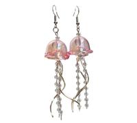 Exquisitos Aretes Con Dijes De Medusas Pendiente Pedante De Medusas Personalizado Gancho Para La Oreja Colgante Elegante Para Trajes Elegantes Pendientes Tema Oceánico