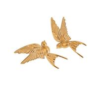 Exquisitos pendientes de palomas de la paz que representan las esperanzas de acero inoxidable resistentes para uso diario y momentos especiales impermeables