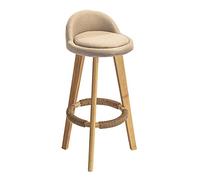Exquisitos taburetes de bar Taburetes de cocina modernos Taburetes de bar de madera maciza Taburetes altos minimalistas modernos Sillas de respaldo para el hogar Taburetes de bar Sillas de bar Sillas