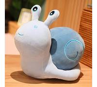 EXQULEG Peluche de caracol de peluche, juguete de peluche, juguete de peluche, juguete para niños, regalo (azul, 20 cm)