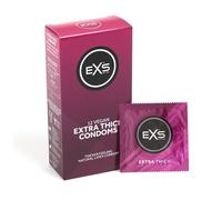 EXS | Extra Safe Condoms | Ensure Your Safety & Protection | 0.082mm | Vegan | 12 Pack