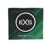 EXS | Jumbo Condoms | Natural Latex & Silicone Lubricated | Extra Large Size | Vegan | 24 Pack