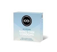 EXS | Nano Thin Condoms | One of The Thinnest Quality Condoms | Vegan | 48 Pack