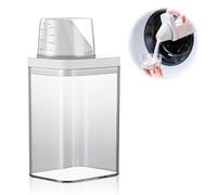 Exsbtay 1100 ML Dispensador de detergente, Dispensador Detergente Lavadora, dispensador de detergente hermético con vaso medidor, dispensador de detergente multiusos para