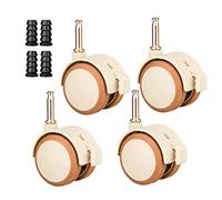 Exsbtay 4 Piezas Ruedas Universales para Cuna, Muebles, Sofás Pequeños, Cochecito Bebé y Niño, Silla, Mesa de Trabajo y Estante Juguetes