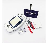 Exsek Completa Piezas de Repuesto Shell Pack para Nintendo Gameboy Serie GBA White