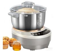 EXSHUING Amasadora De Acero Inoxidable Con Temporizador, Amasadora Automática Con Fermentación 5 L/7 L, Control Inteligente Por Microordenador Con Tiempos De Amasado/Fermentación Ajustables(7L)